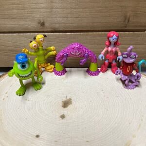 Monster Inc. University Toy Lot: 5 Pieces